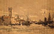 Pericles Pantazis Ostend oil painting